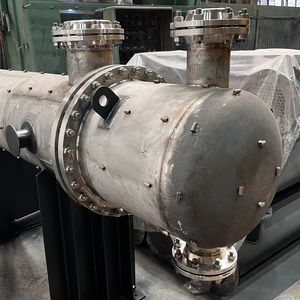 Произведен кожухотрубный теплообменник 500 ТУ